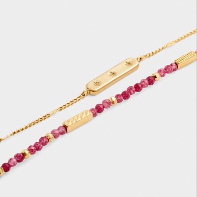 Waterproof Gold Birthstone Bracelet